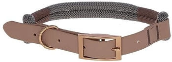 Kerbl Pet Monte Carlo Halsband, braun/grau, 0,12x45-65cm