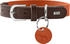 HUNTER Halsband Lemvig S-M (50), orange/dunkelbraun