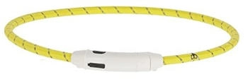 Kerbl Pet Maxi Safe LED-Halsband, Nylon, 65cm, gelb