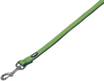 Nobby Leine Classic Preno neongrün/grau, Maße: 120 cm / 20/25 mm