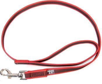 Julius K-9 Julius-K9 Leine Super Grip mit Handschlaufe rot, Maße: 1,2 m / 20 mm