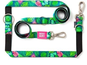 Max & Molly Multifunktionsleine Tropical - Größe L: 200 cm lang, 25 mm breit