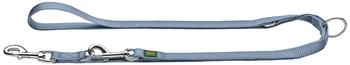 HUNTER Verstellbare F&uuml;hrleine rauchblau, Ma&szlig;e: 200 cm / 15 mm