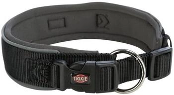 Trixie Premium Halsband, extra breit, schwarz/grafit, Gr&ouml;&szlig;e: L-XL