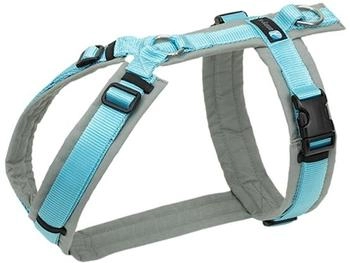 Anny-x annyx Brustgeschirr Fun grau/ eisblau XXS