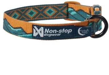 Non-stop dogwear Halsband Trail Quest Collar Rachel Pohl Edition teal/oak, Größe: L