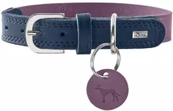 HUNTER Halsband Lemvig S-M (50), lila/dunkelblau