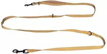 Duvo+ Hundeleine Ultimate Fit Classic honey gold, 220 cm / 16 mm