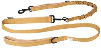 Duvo+ Hundeleine Ultimate Fit 2in1 Classic honey gold, 180 cm / 16 mm