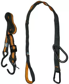 Kurgo Sicherheitsgurt Auto Zip Line & Leash schwarz/orange