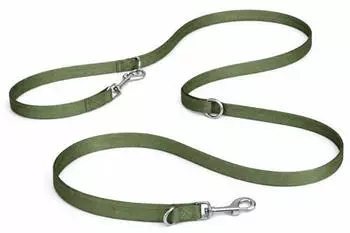 Flamingo Trainingsleine Ziggi khaki, 250 x 2,5 cm