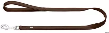 HUNTER Führleine Amalfi schokobraun, Maße: 20 mm / 100 cm