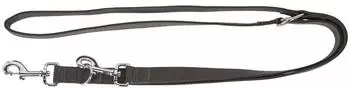Kerbl Pet Miami PLUS F&uuml;hrleine, doppelt, grau, 25mm, 200cm