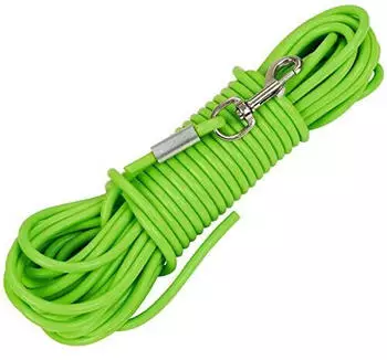 Kerbl Pet PVC Schleppleine, gr&uuml;n, 15m