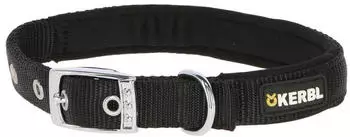 Kerbl Pet Miami PLUS Nylonhalsband, schwarz, 38mm, 53-61cm