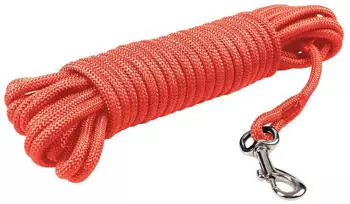 Duvo+ Trackingleine rund Classic rot, 15 m / 8 mm