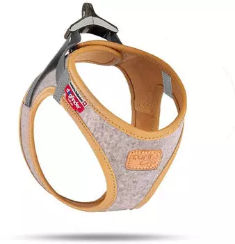 Curli Clasp Vest Geschirr Alpine Light Gray, Gr&ouml;&szlig;e: S