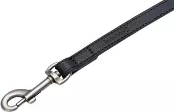Beeztees Hundeleine Balacron Ax Kunstleder schwarz, Maße: 180 cm / 15 mm