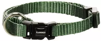 Flamingo Hundehalsband Ziggi khaki, Gr&ouml;&szlig;e: S