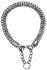 Trixie Zug-Stopp-Kettenhalsband, 2-reihig, L-XL, 60cm/2,5mm