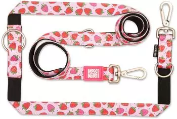 Max & Molly Strawberry Dream Multifunktionsleine, XS