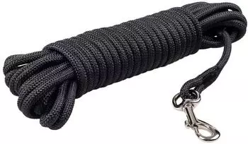 Duvo+ Trackingleine rund Classic schwarz, 5 m / 8 mm