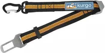 Kurgo Verbindungsstück Direct to Seatbelt Swivel Tether orange