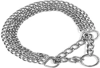 Trixie Zug-Stopp-Kettenhalsband, 3-reihig, L-XL, 55cm/2,5mm