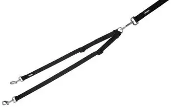 Kerbl Pet Miami Koppel f&uuml;r zwei Hunde, schwarz, 40-70cm/20mm