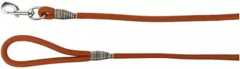 Flamingo Hundeleine Athos Cognac, 130 cm x 1,2 cm / &Oslash;: 1,2 cm