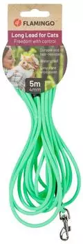 Flamingo Caspar Trainings- & Schleppleine Biothane mintgr&uuml;n 5m x 6mm (524053)