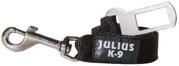 Julius K-9 Sicherheitsgurtadapter für Hunde, Größe 2, schwarz (16SGA-2)