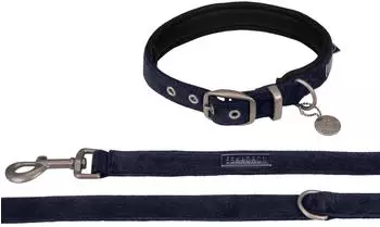 Eskadron Cordino Halsband & Leine Set, navy (Classic Sports 24)