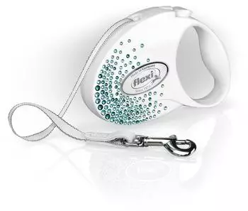 Flexi Glam Splash Ocean mit Swarovski-Kristallen, Klebeband S, 3m, weiß (FL-2014)