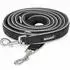 Rudelkönig Paola Hundeleine verstellbar, Nylon/Neopren, schwarz, 2,30m (Paola)
