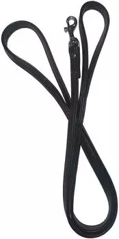 Kieffer Hundeleine Ultrasoft 160cm, schwarz, Leder (52901)