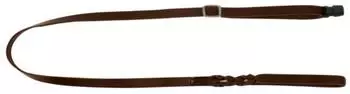Kerbl GoLeyGo 2.0 Vegas Führleine flach, braun, 105-165cm, 10mm (87015)