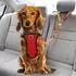 SlowTon Hundegurt Auto 2-in-1 Kopfstützen-Rückhalte, orange (2 Stk.)