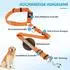 SlowTon Hundegurt Auto 2-in-1 Kopfstützen-Rückhalte, orange (2 Stk.)