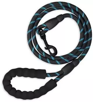 Relaxdays Hundeleine gepolstert, reflektierend, Nylon, 150cm