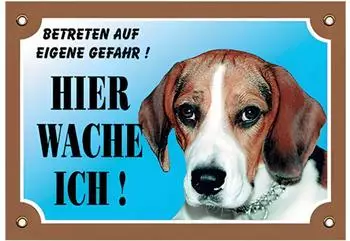 Nobby Warntafel Beagle