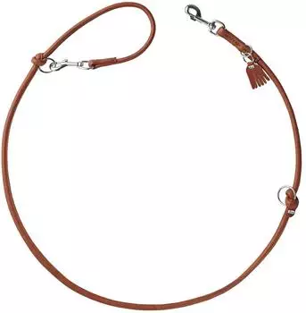 HUNTER Round & Soft M&uuml;nchen verstellbare F&uuml;hrleine, cognac (69394)