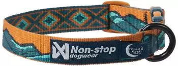 Non-stop dogwear Trail Quest Halsband Rachel Pohl Teal/Oak