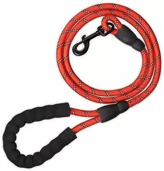 Relaxdays Hundeleine reflektierend 150cm mit Halsband