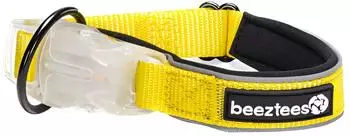 Beeztees Parinca Safety Gear Hundehalsband LED, Nylon, gelb (747510)