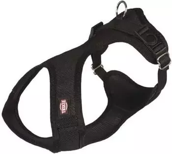 Trixie Comfort Soft Touren-Hundegeschirr - schwarz / XXS-XS (28-40 cm/15 mm)