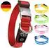 Petsation LED-Leuchthalsband Hund, rot, M (38-50cm)