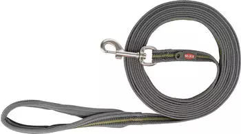 Trixie Fusion Schleppleine, gummiert, grafit/olivgr&uuml;n, 15m/17mm (207543)