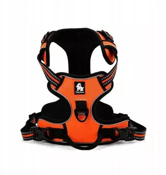 Truelove Front Line Hundegeschirr reflektierend, orange, M (TLH5651)