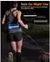Pecute Joggingleine mit Bauchgurt und Gürteltasche, elastisch, reflektierend, blau